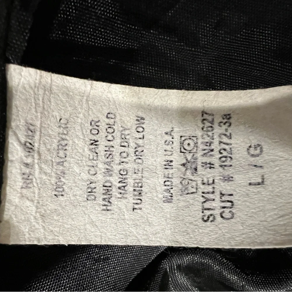 VINTAGE din bin tweed black and‎ white Blazer. Size large Y2K